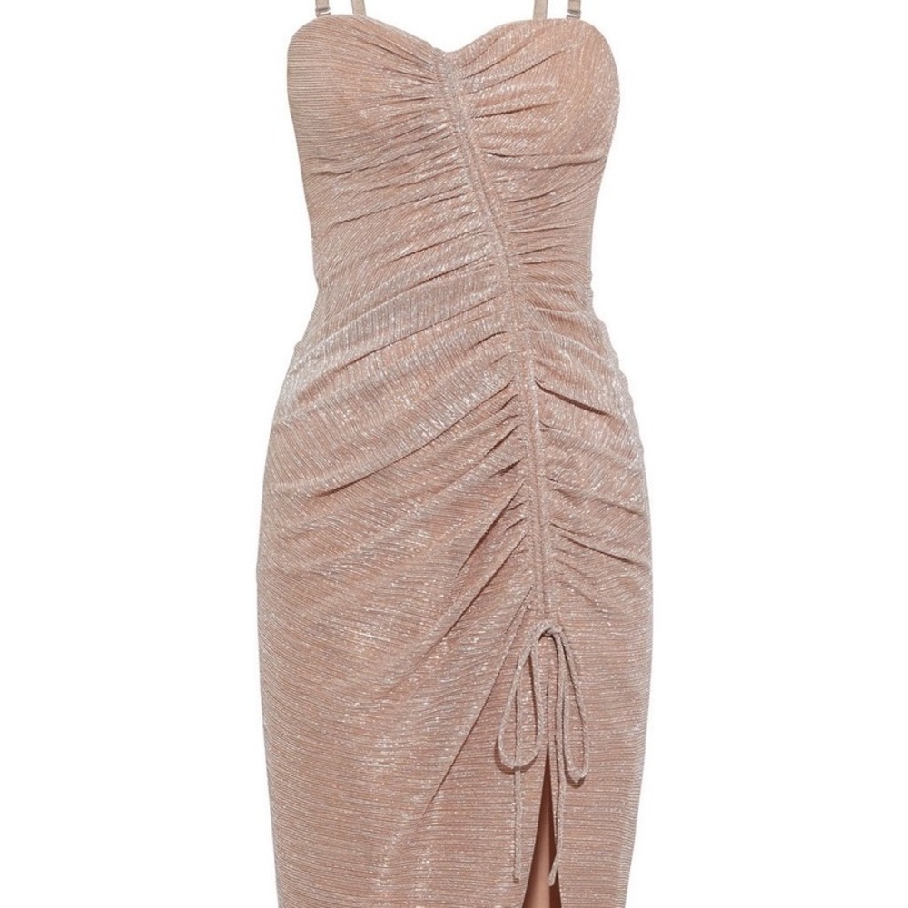 Jonathan Simkhai Roxanne Bustier Ruffle Dress. - Picture 3 of 7